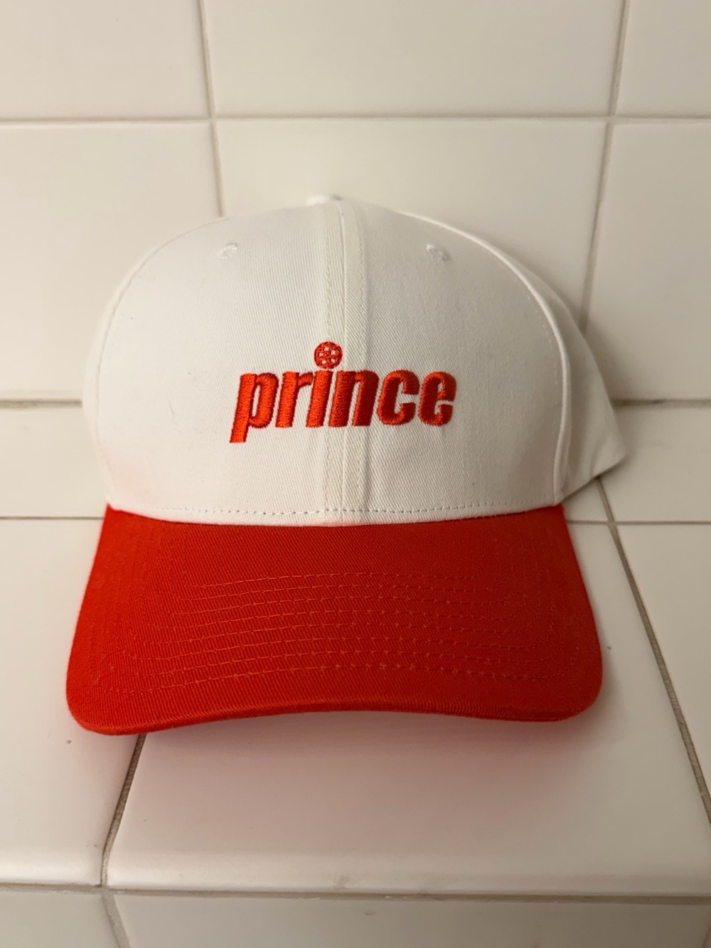 Prince Two-Tone Cap - White & Red
